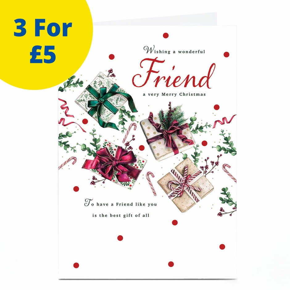 Image of Christmas Card - Lots of Presents, Friend | Christmas Cards