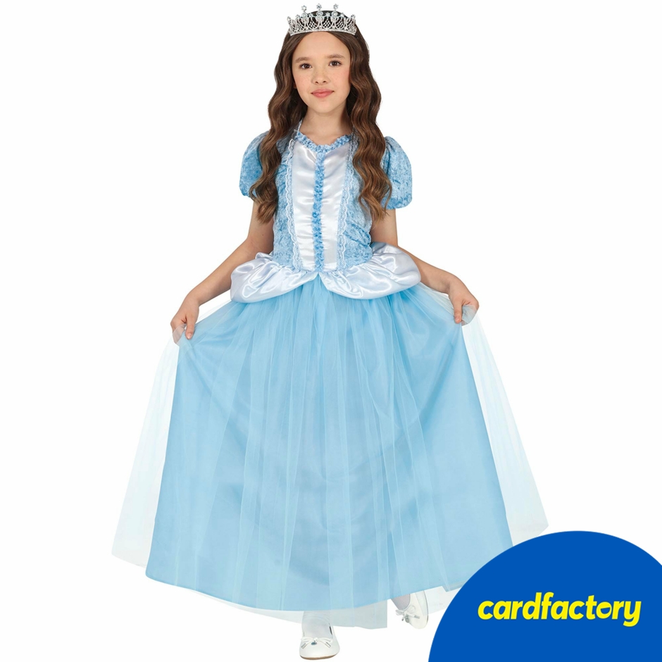 Image of Blue Princess Children's Fancy Dress Costume