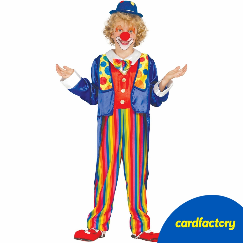 Image of Clown Boy Children's Fancy Dress Costume