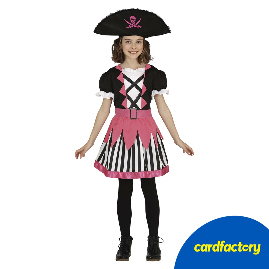 Image of Pirate Girl Children's Fancy Dress Costume