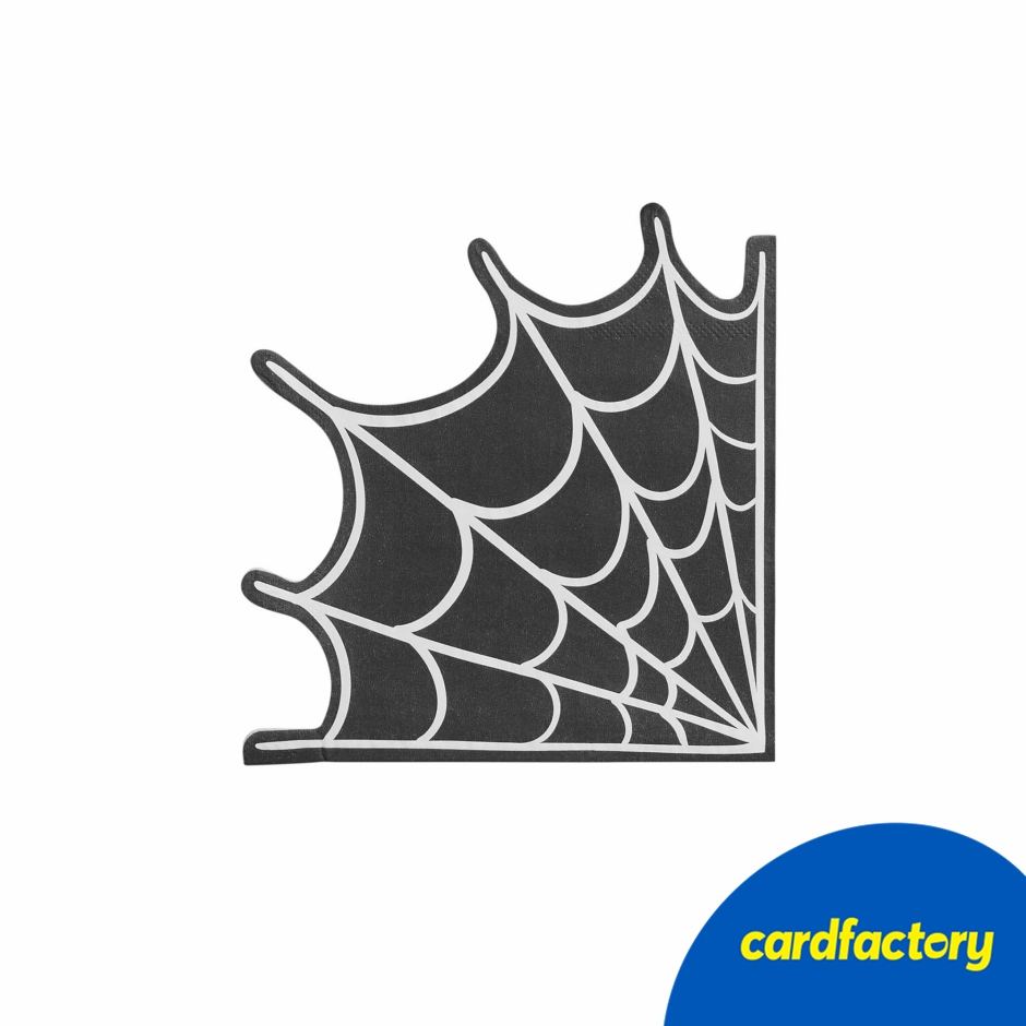 Image of Cobweb Paper Napkins - Pack of 16