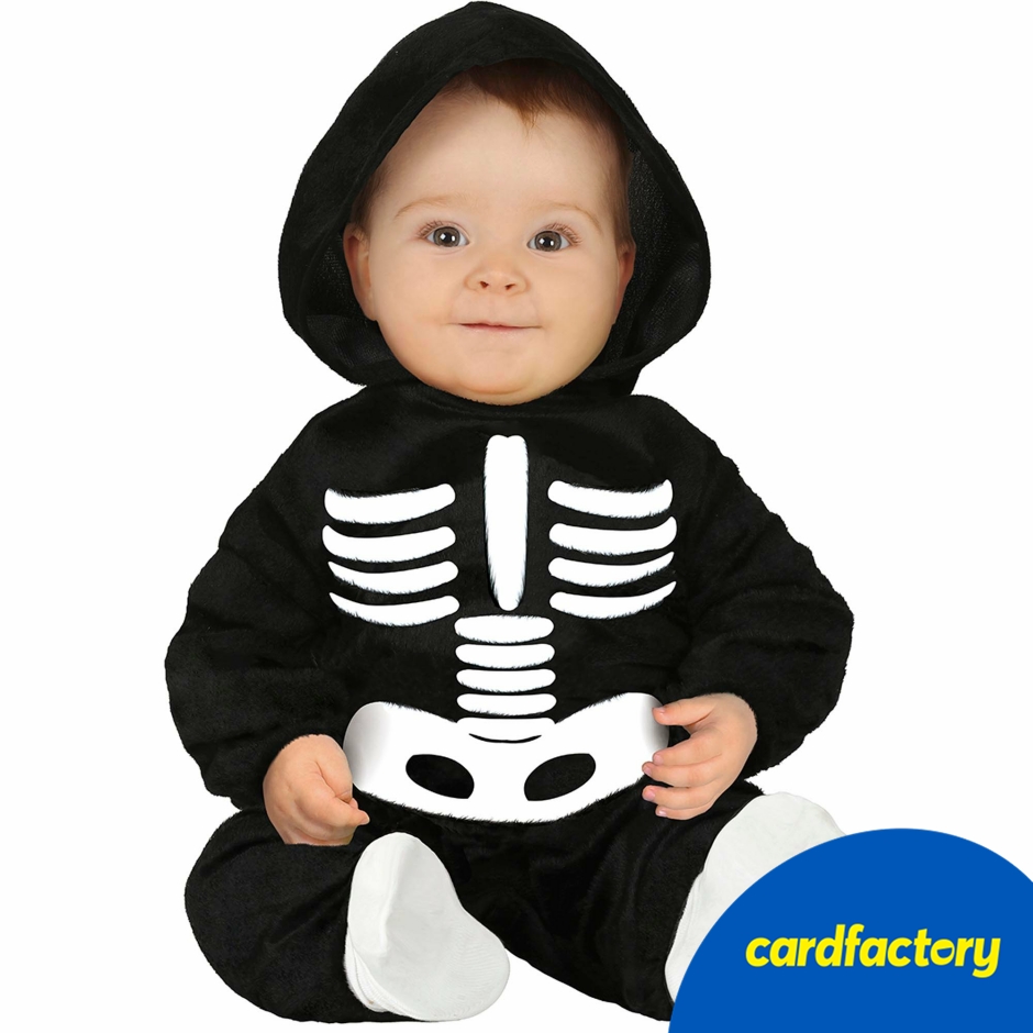 Image of Skeleton Infant Fancy Dress Costume