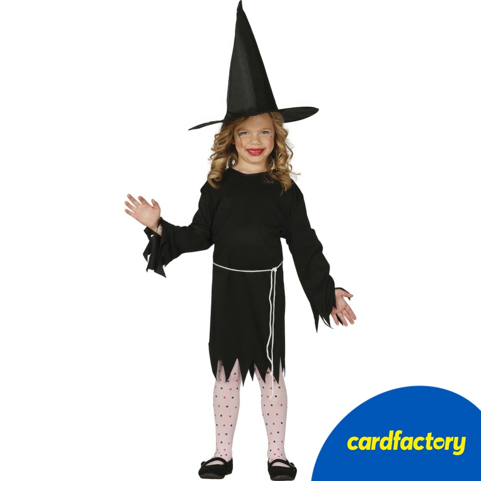 Image of Classic Witch Children's Fancy Dress Costume