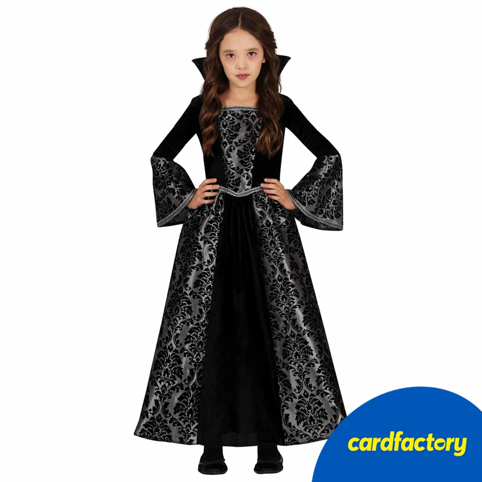 Image of Silver Vampire Children's Fancy Dress Costume