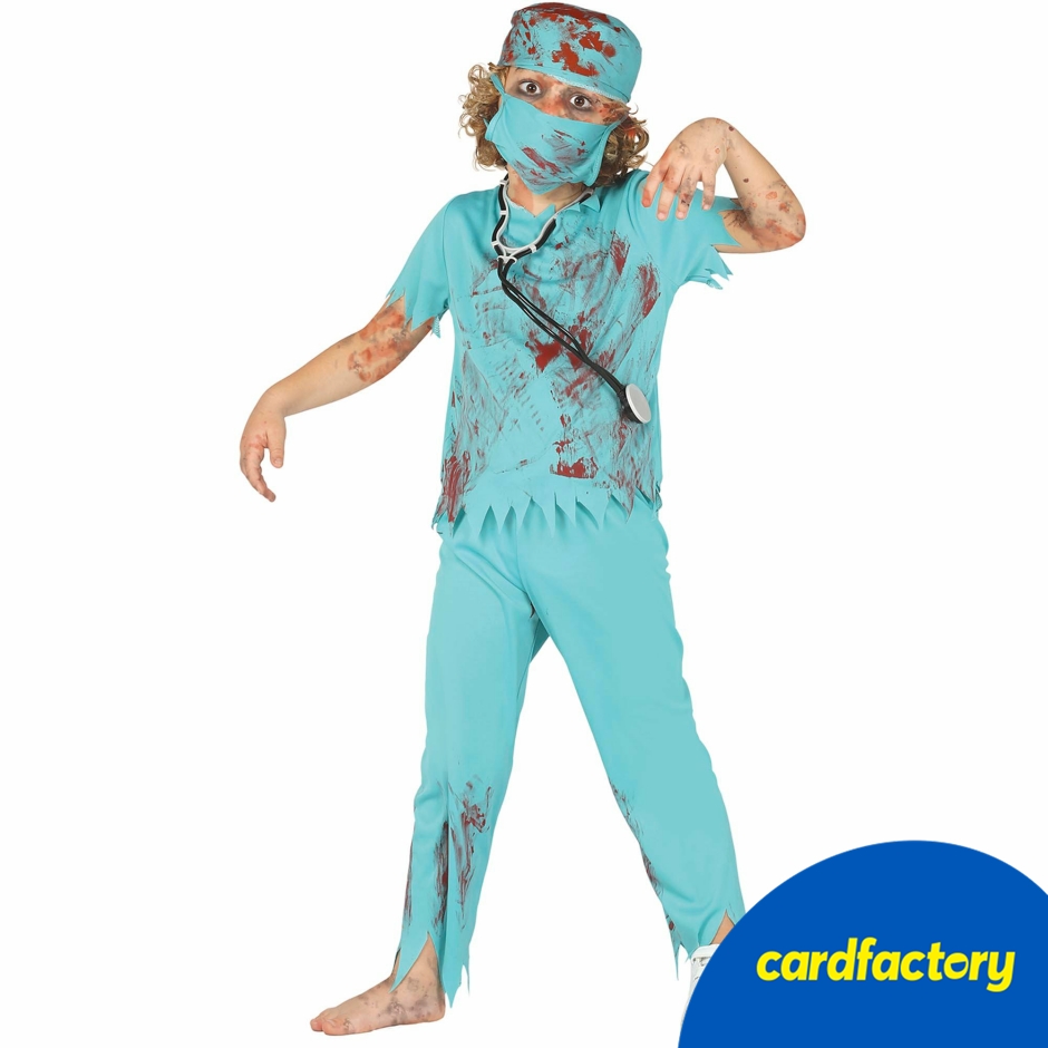 Image of Zombie Surgeon Children's Fancy Dress Costume