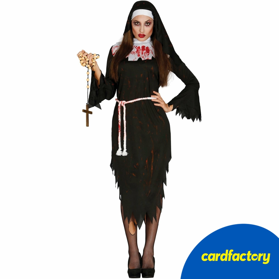 Image of Zombie Nun Adult Fancy Dress Costume