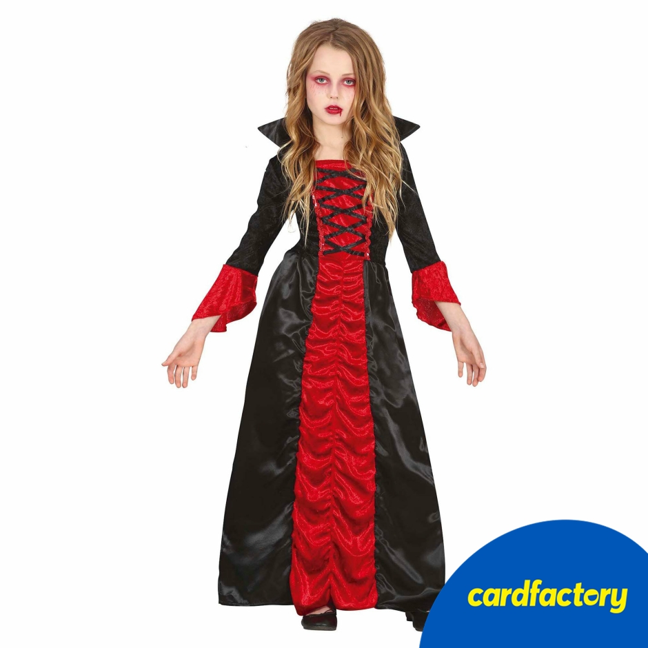 Image of Vampiress Children's Fancy Dress Costume