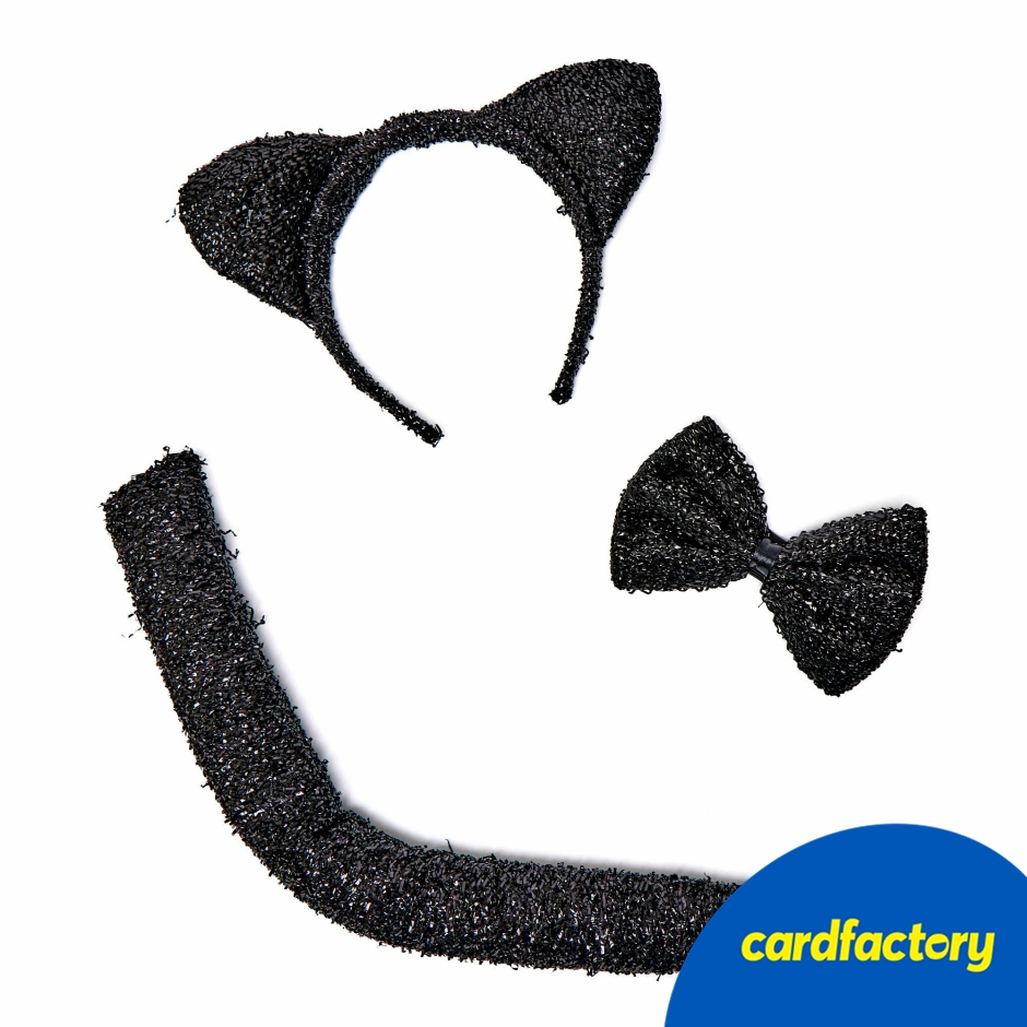 Image of Black Cat Costume Accessory Set | Fancy dress