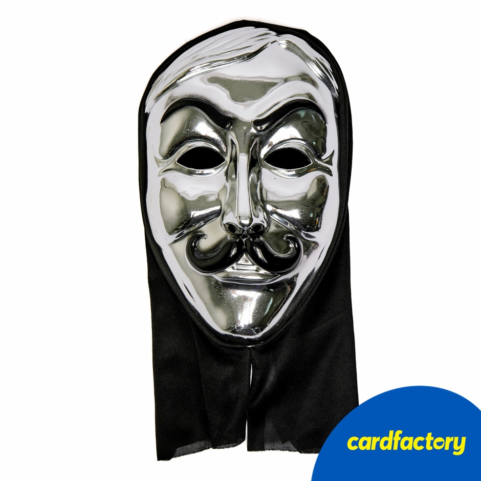 Image of Hooded Vendetta Mask | Fancy Dress
