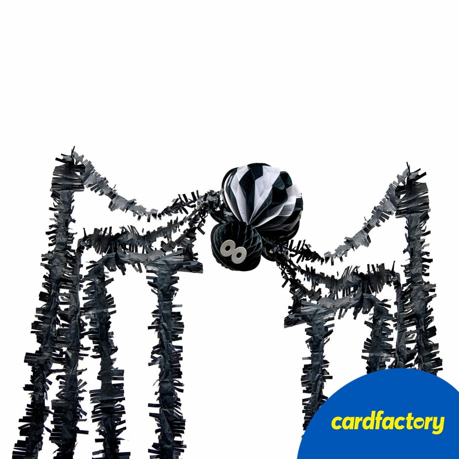 Image of Giant Spider Honeycomb Hanging Decoration
