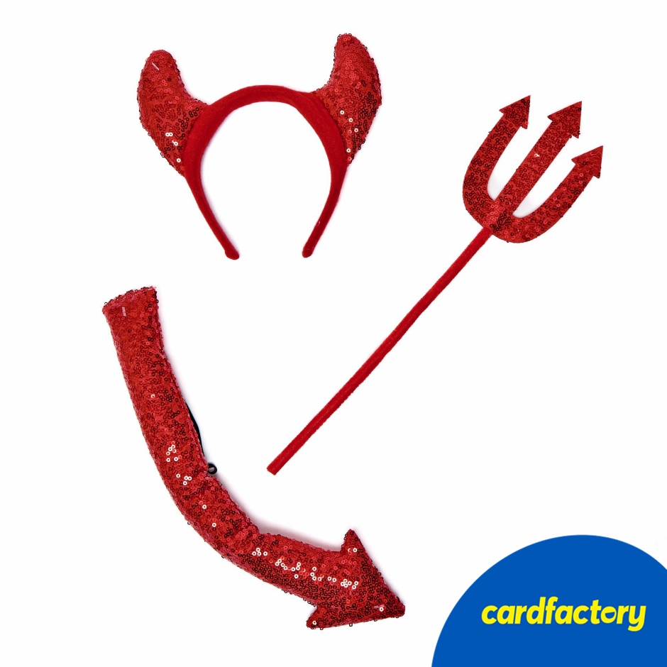 Image of Devil Costume Accessory Set | Fancy Dress