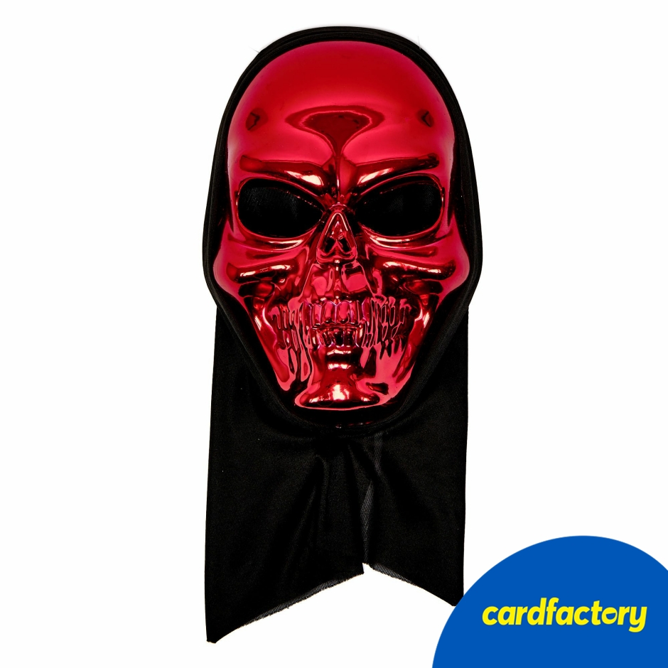 Image of Hooded Skull Mask | Fancy Dress