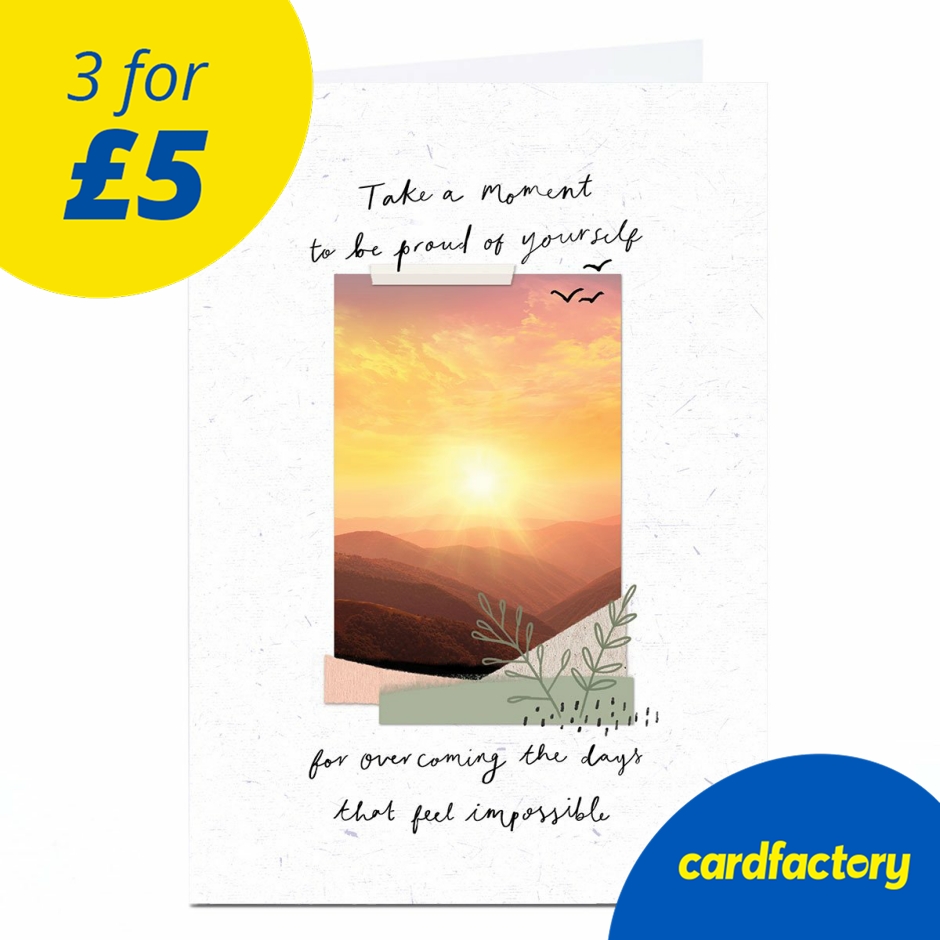 Image of Macmillan Card Take A Moment To Be Proud Of Yourself...