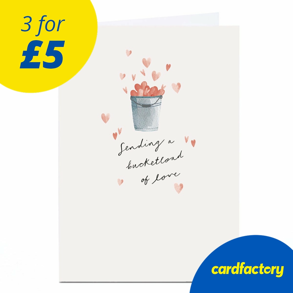 Image of Macmillan Card Sending A Bucketload Of Love