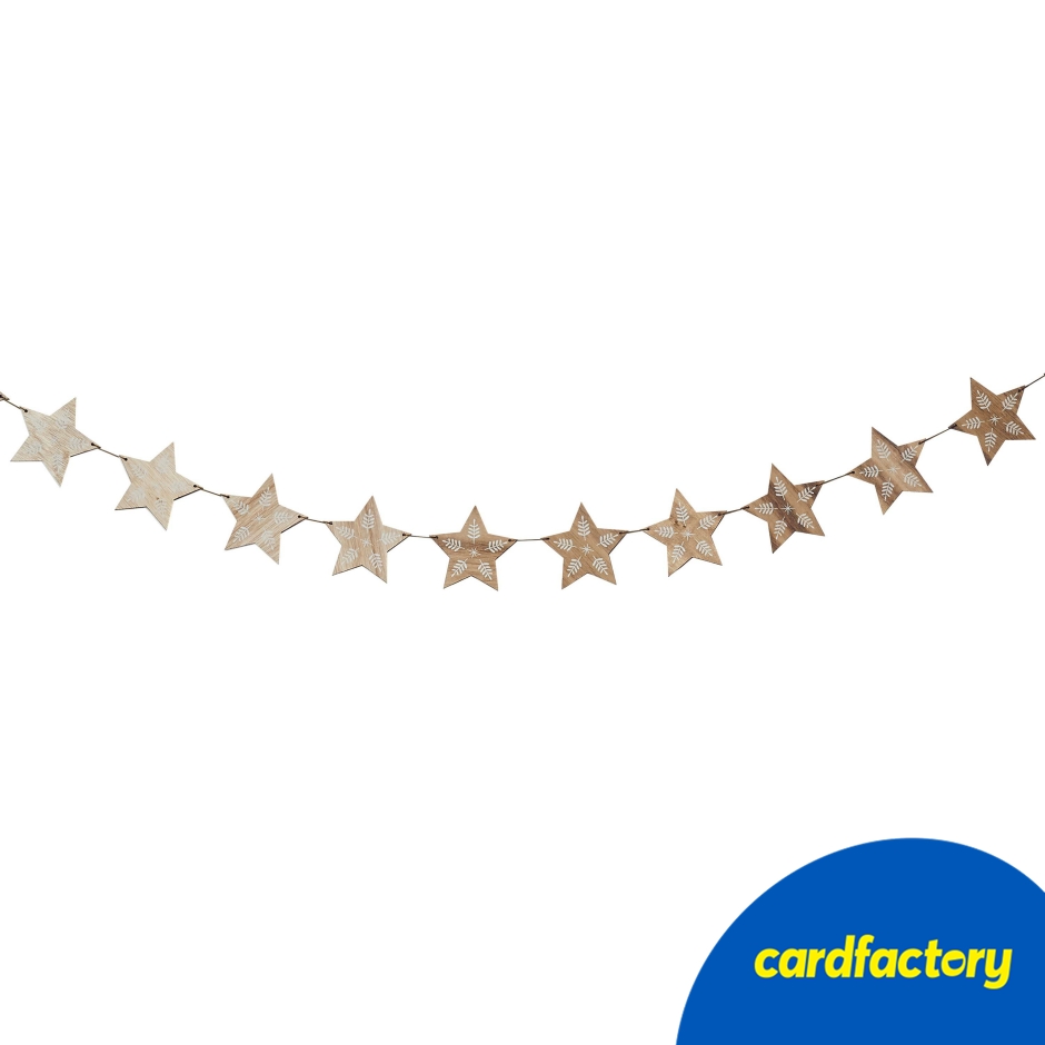 Image of Star Wooden Garland