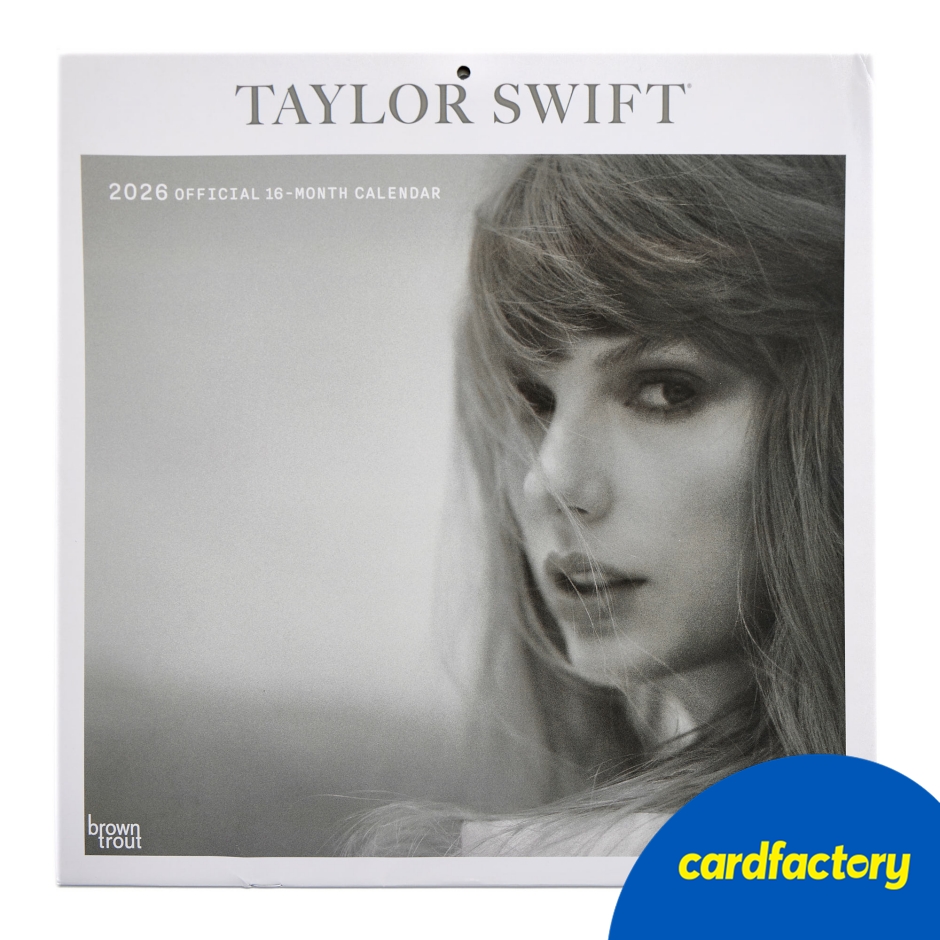 Image of Taylor Swift 2026 16-Month Square Wall Calendar | Premium Visuals Planner | Swiftie Gift | Cardfactory