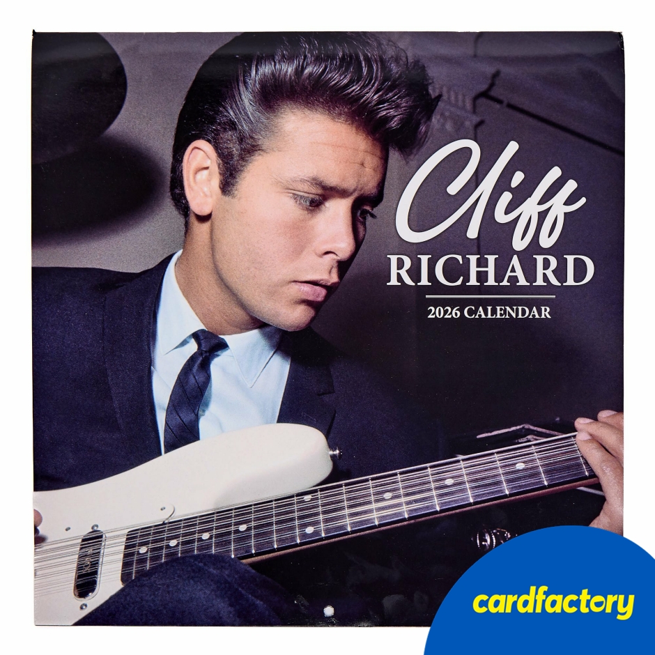 Image of Cliff Richard 2026 Square Wall Calendar | Music Artist Calendar | Cardfactory