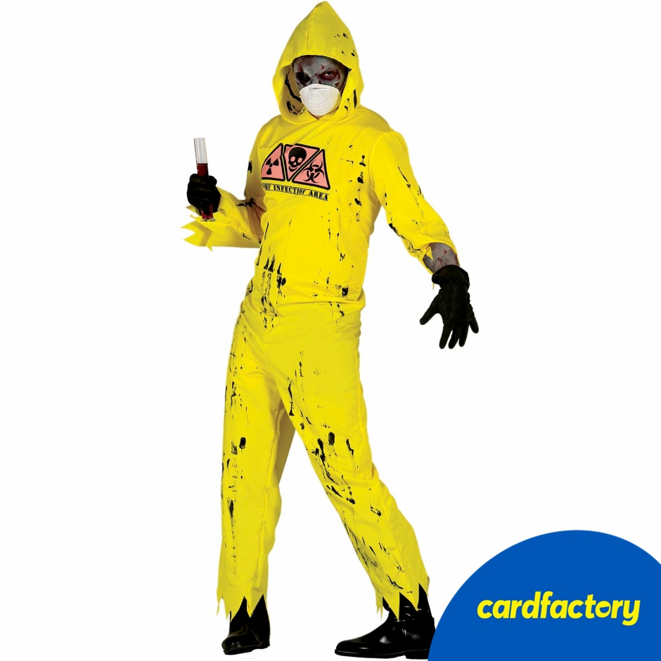 Image of Radioactive Zombie Adult Fancy Dress Costume (Large)
