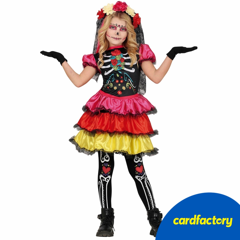 Image of Catrina Children's Fancy Dress Costume