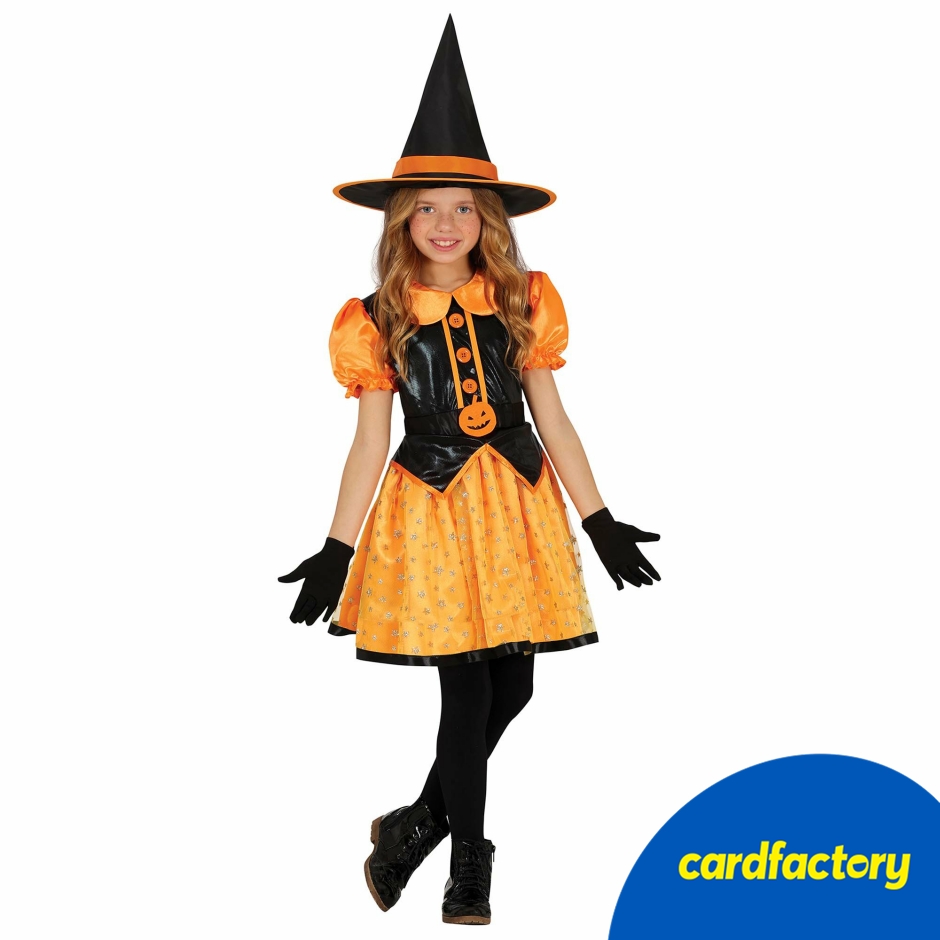 Image of Glitter Witch Children's Fancy Dress Costume