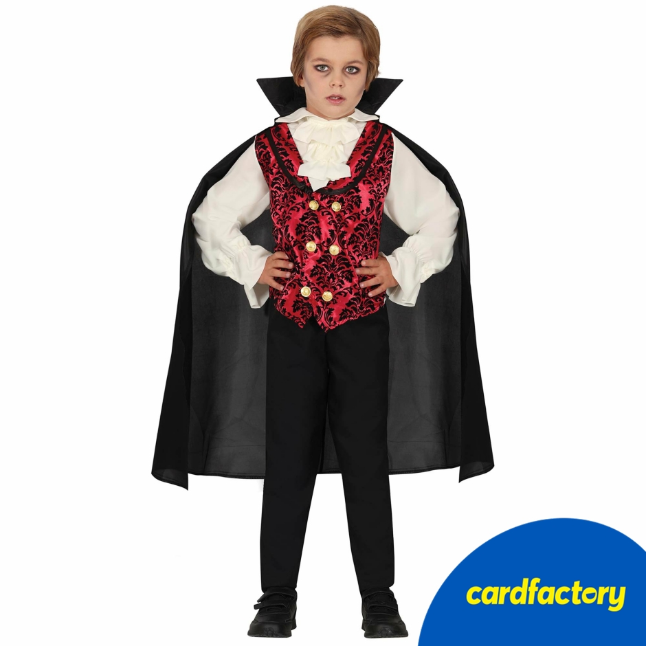 Image of Classic Vampire Children's Fancy Dress Costume