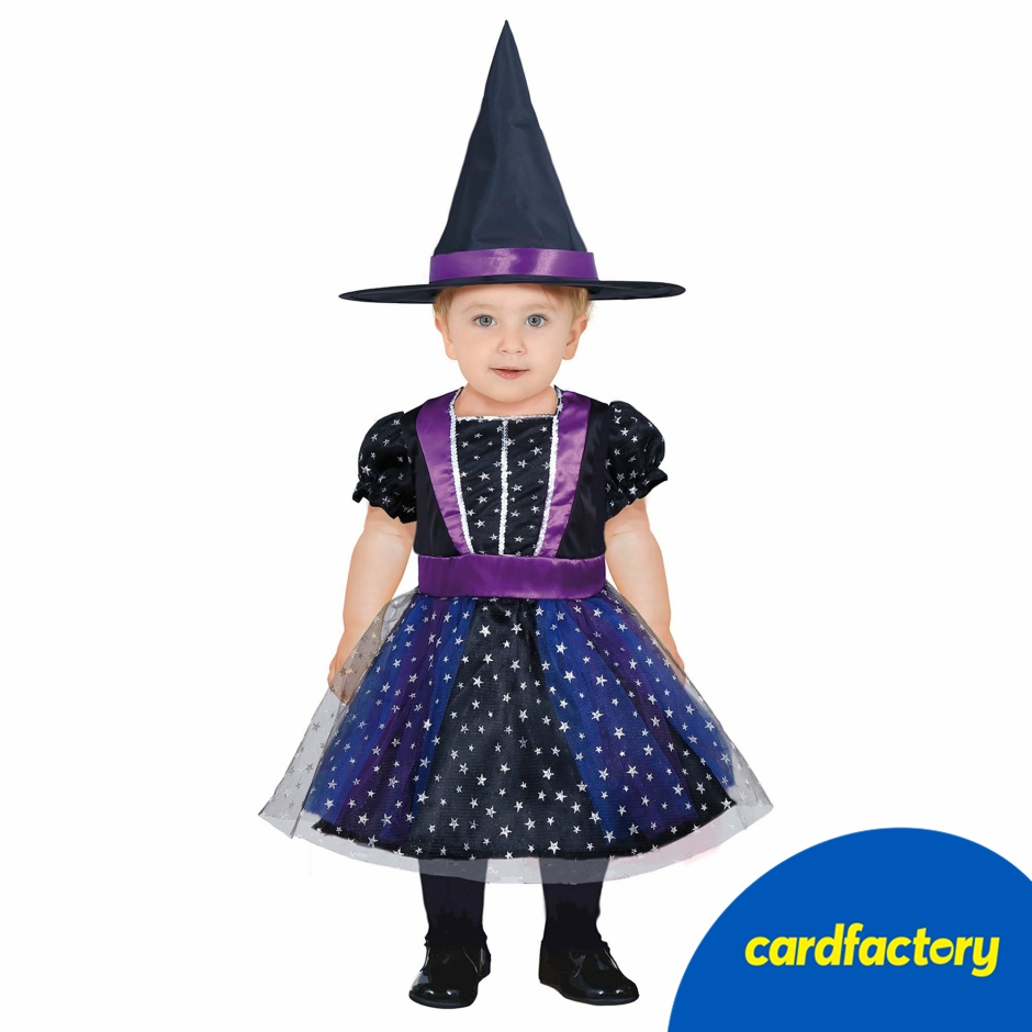 Image of Starried Witch Infant Costume | Fancy Dress