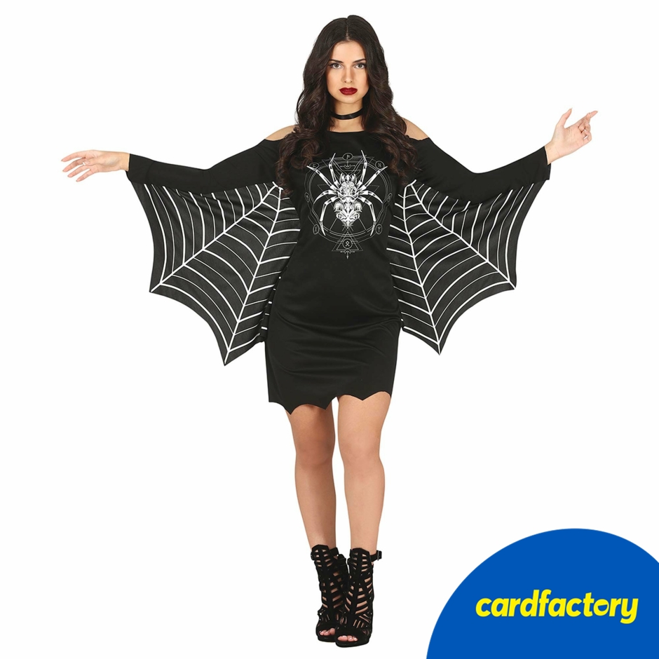 Image of Spider Dress Adult Fancy Dress Costume