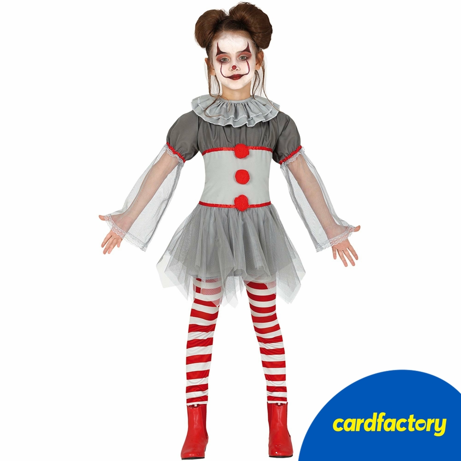 Image of Bad Clown Children's Fancy Dress Costume