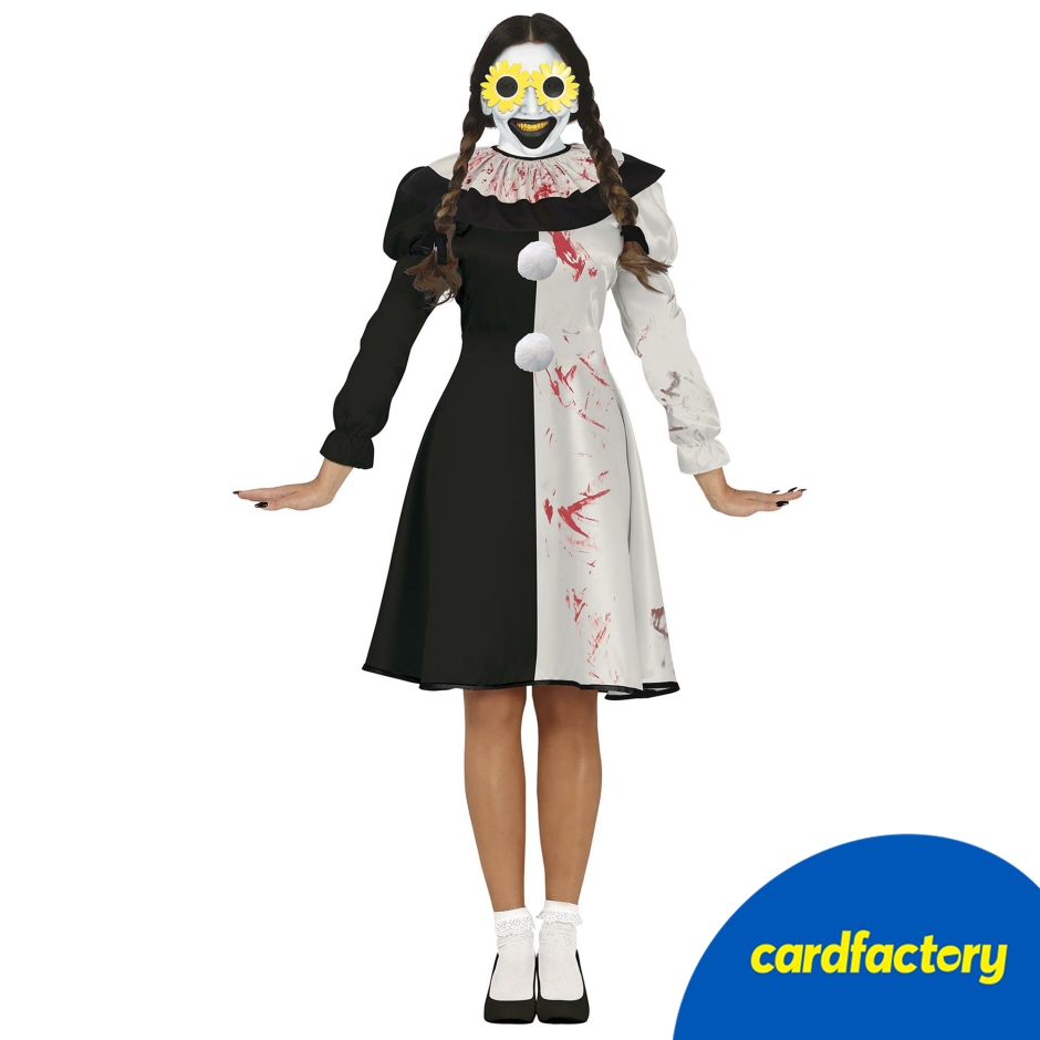 Image of Terrorific Clown Adult Fancy Dress Costume