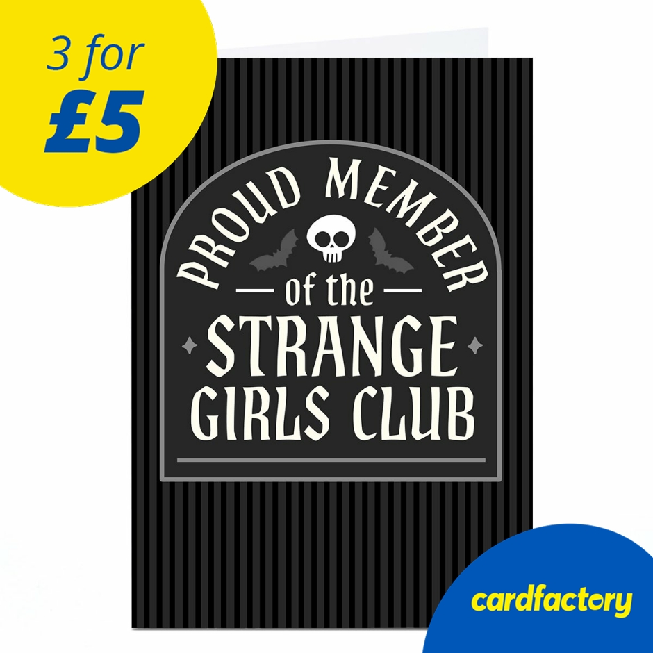 Image of Birthday Card - Proud Member of The Strange Girls Club