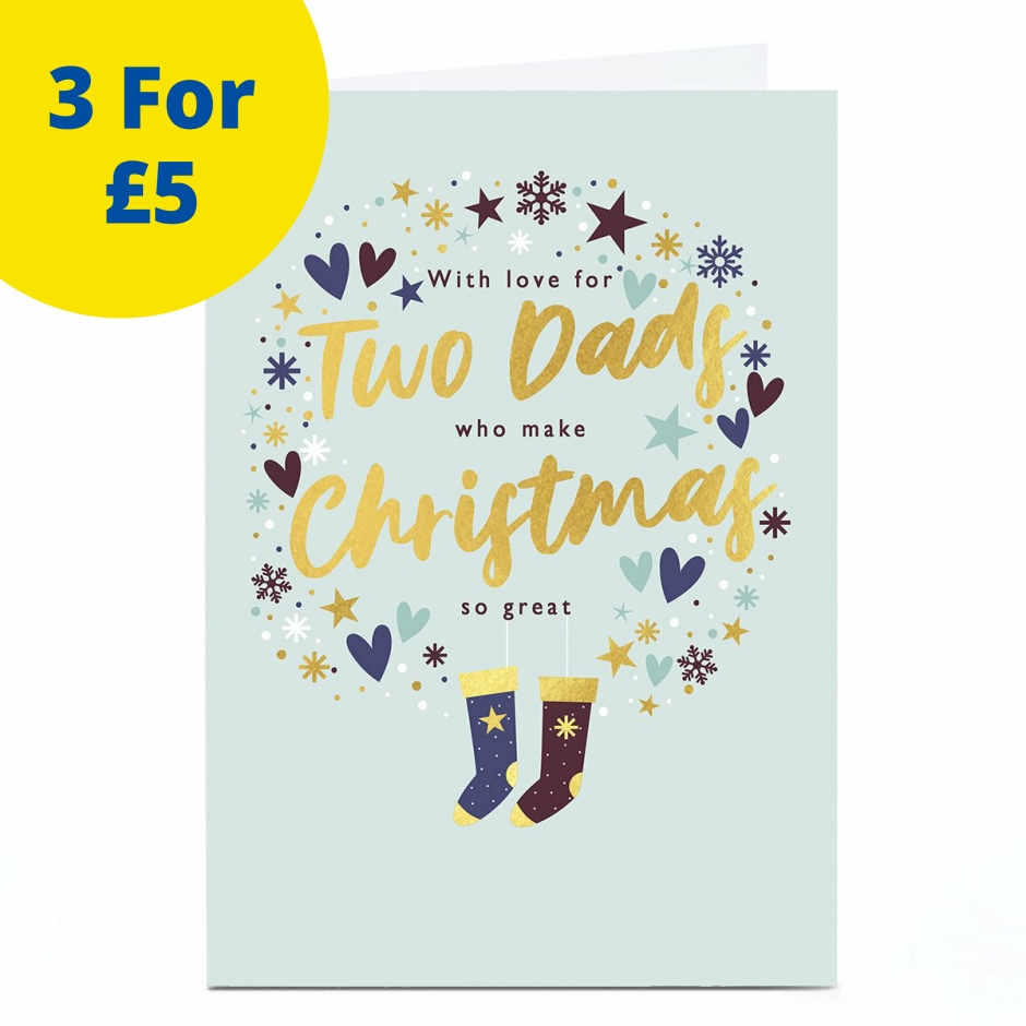 Image of Christmas Card - With Love For Two Dads | Christmas Cards