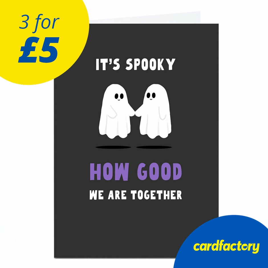 Image of Anniversary Card - Spooky How Good We Are Together