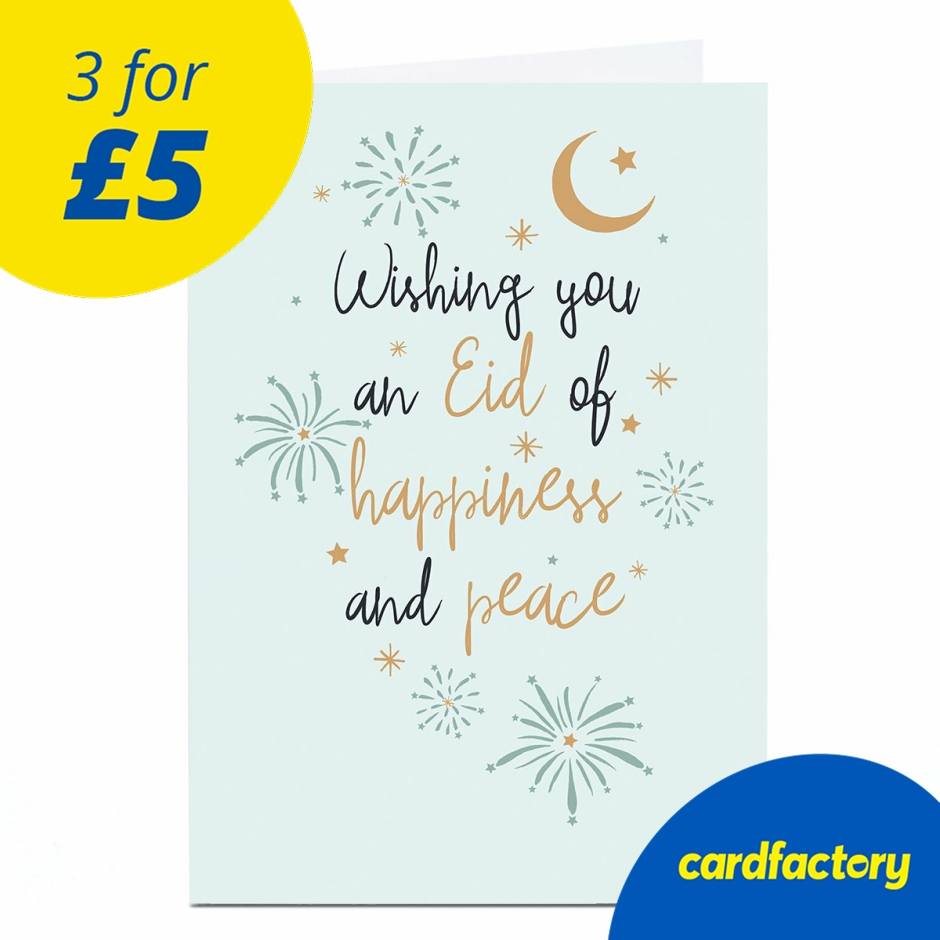 Image of Eid Card - Happiness And Peace
