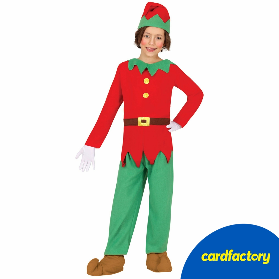 Image of Elf Children's Fancy Dress Costume