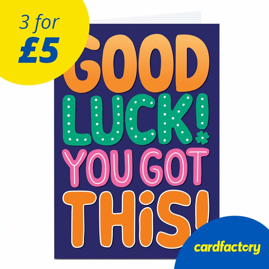 Image of Pigment Good Luck Card - You Got This