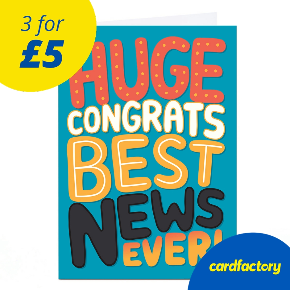 Image of Pigment Congratulations Card - Best News Ever