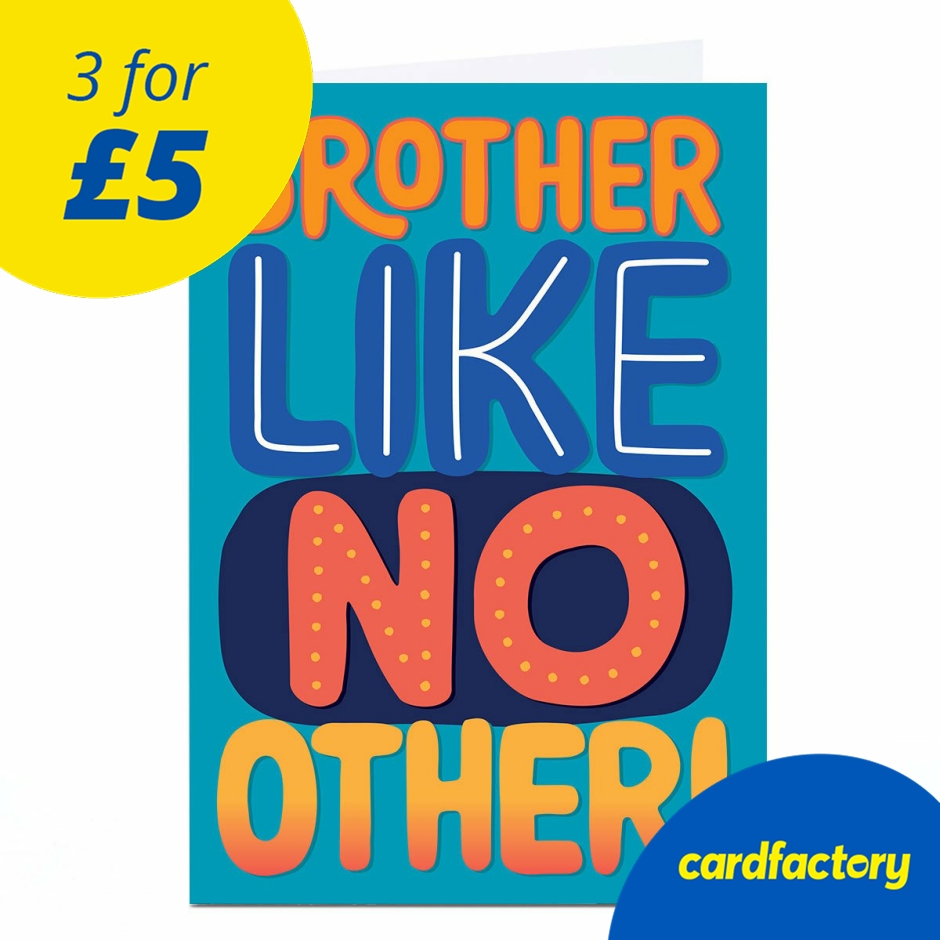 Image of Birthday Card - Brother Like No Other