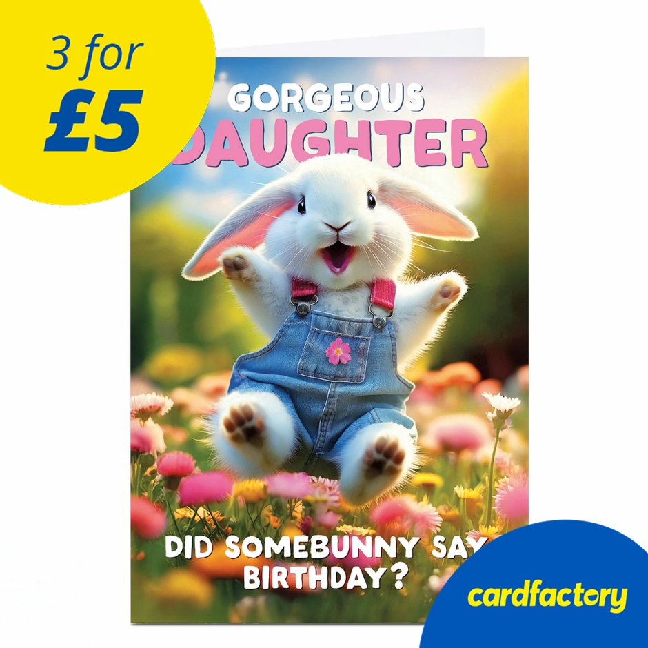 Image of Birthday Card - Did Somebunny Say Birthday, Daughter