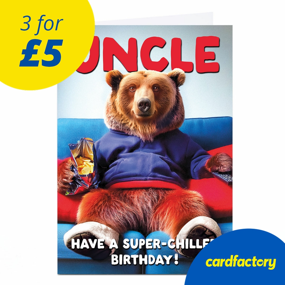 Image of Birthday Card - Super Chilled Birthday, Uncle