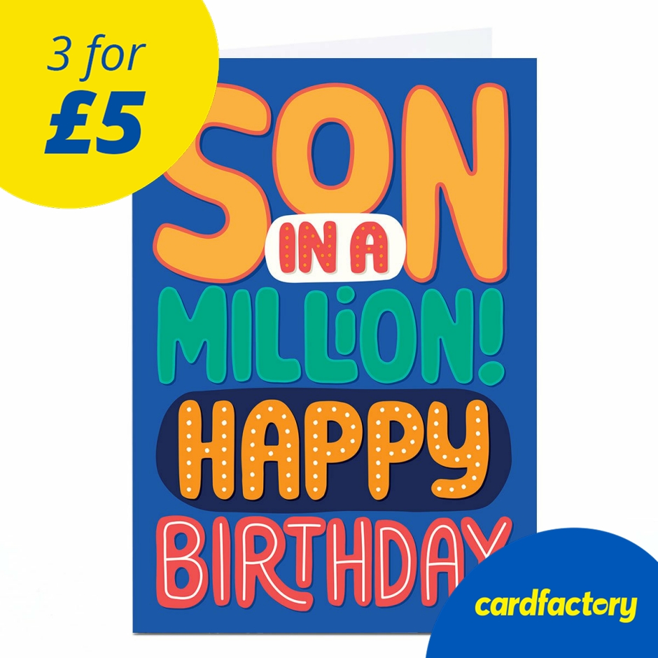 Image of Birthday Card - Son in a Million