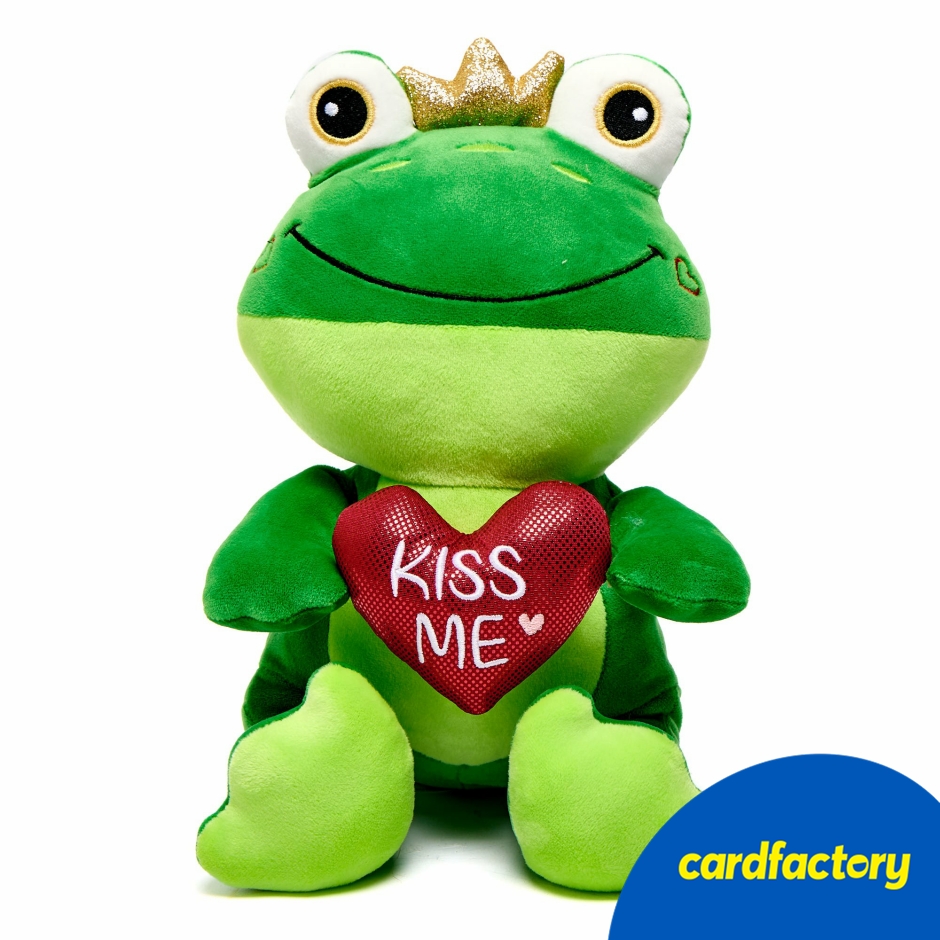 Image of Kiss Me Medium Frog Prince Soft Toy