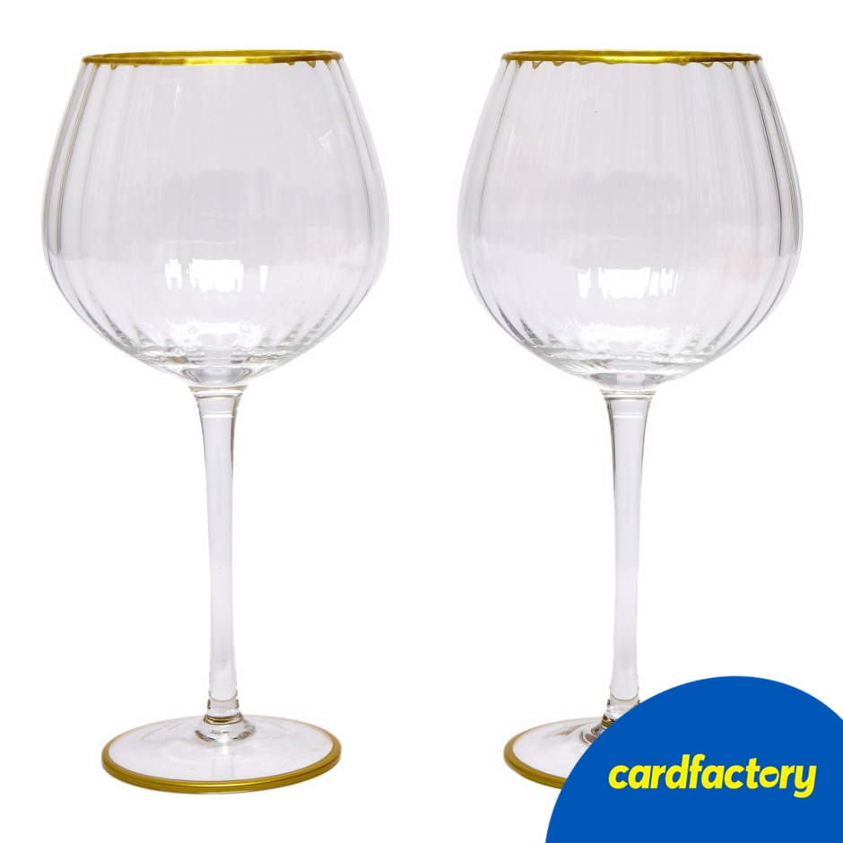 Image of Here's To Love Gin Glasses - Set of 2