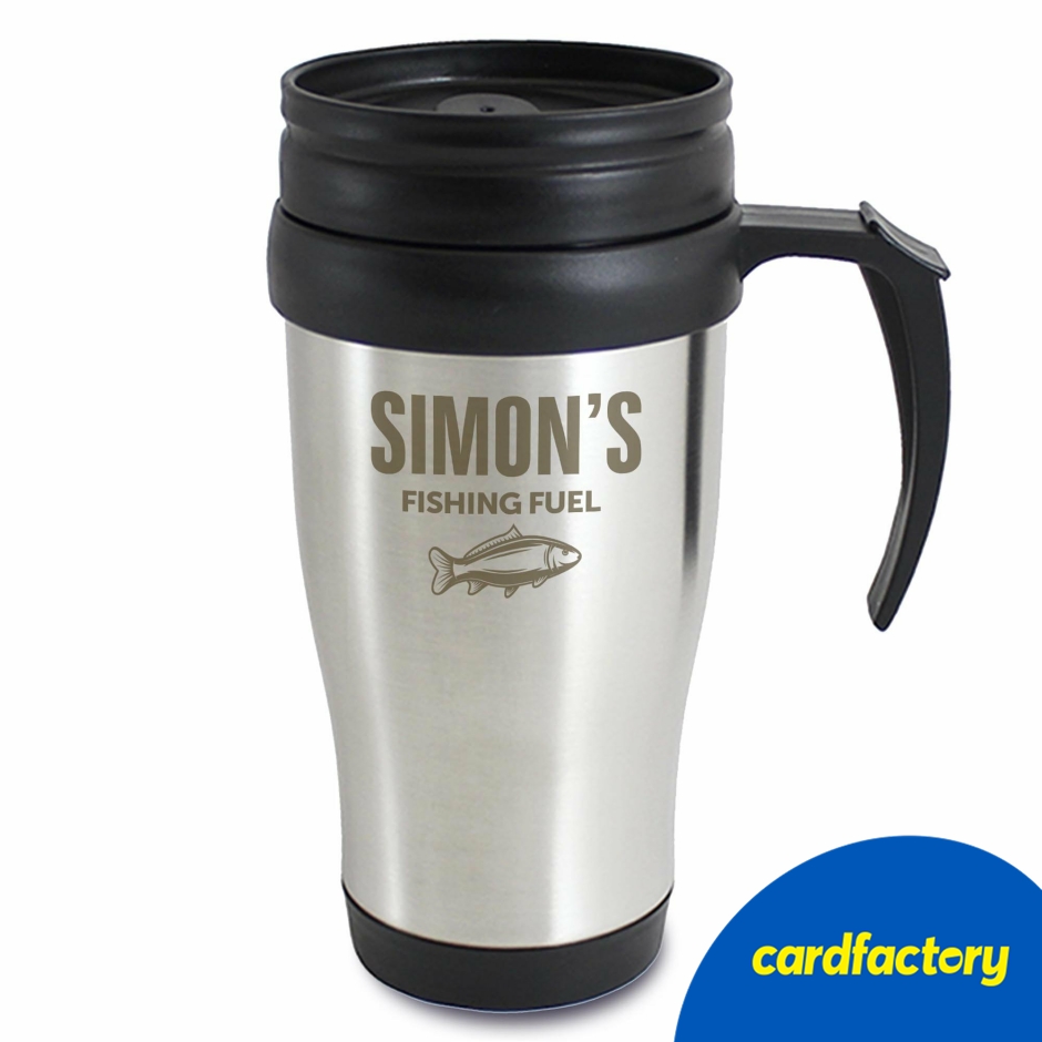 Image of Personalised Fishing Travel Mug