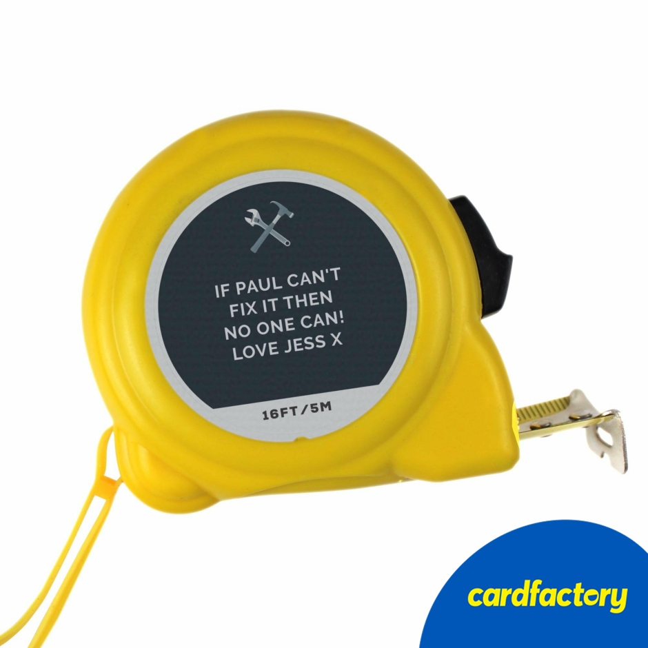 Image of Personalised Tools Tape Measure