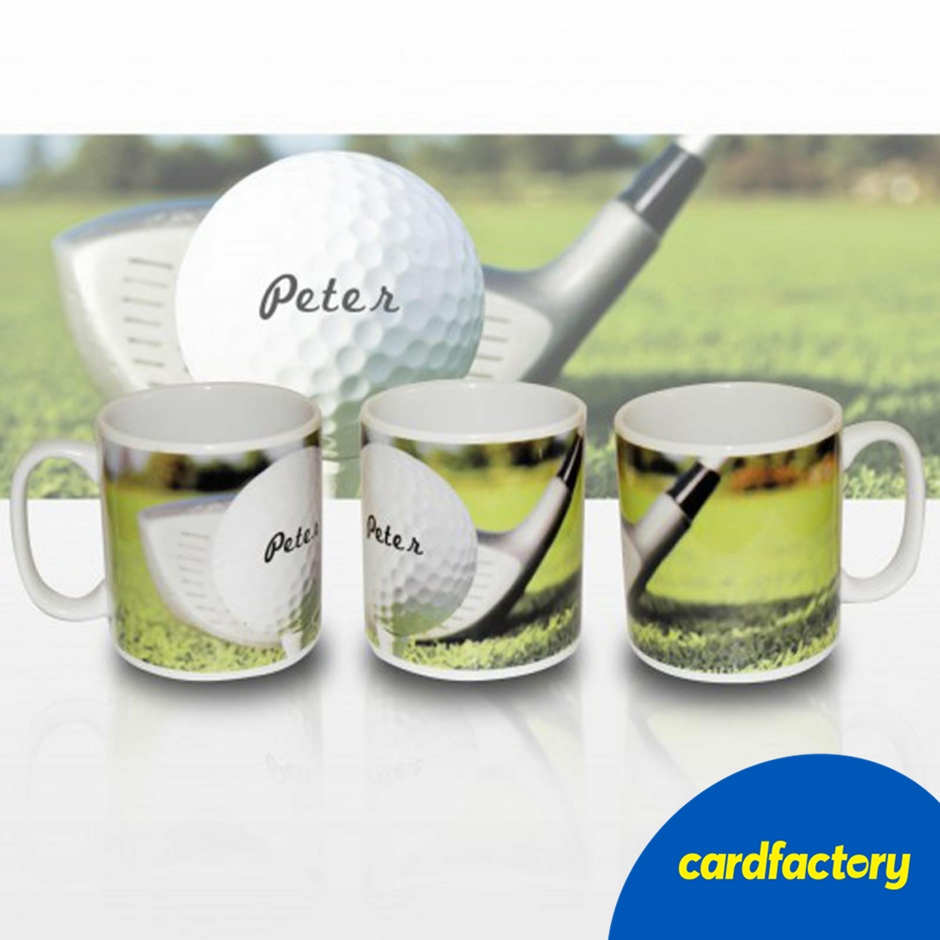 Image of Personalised Golf Ball Mug
