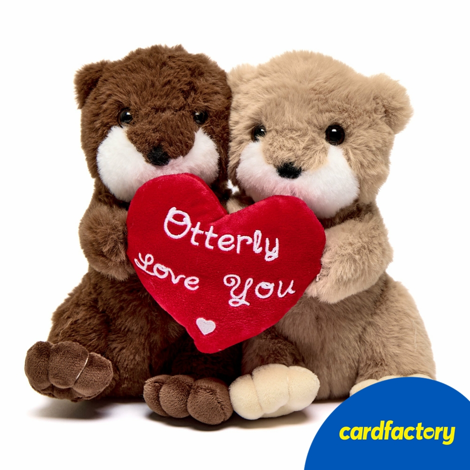 Image of Medium Love You Otter Duo Soft Toy