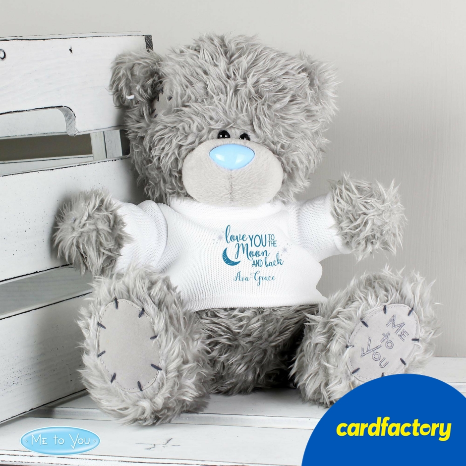 Image of Personalised Me to You Bear 'To the Moon and Back'