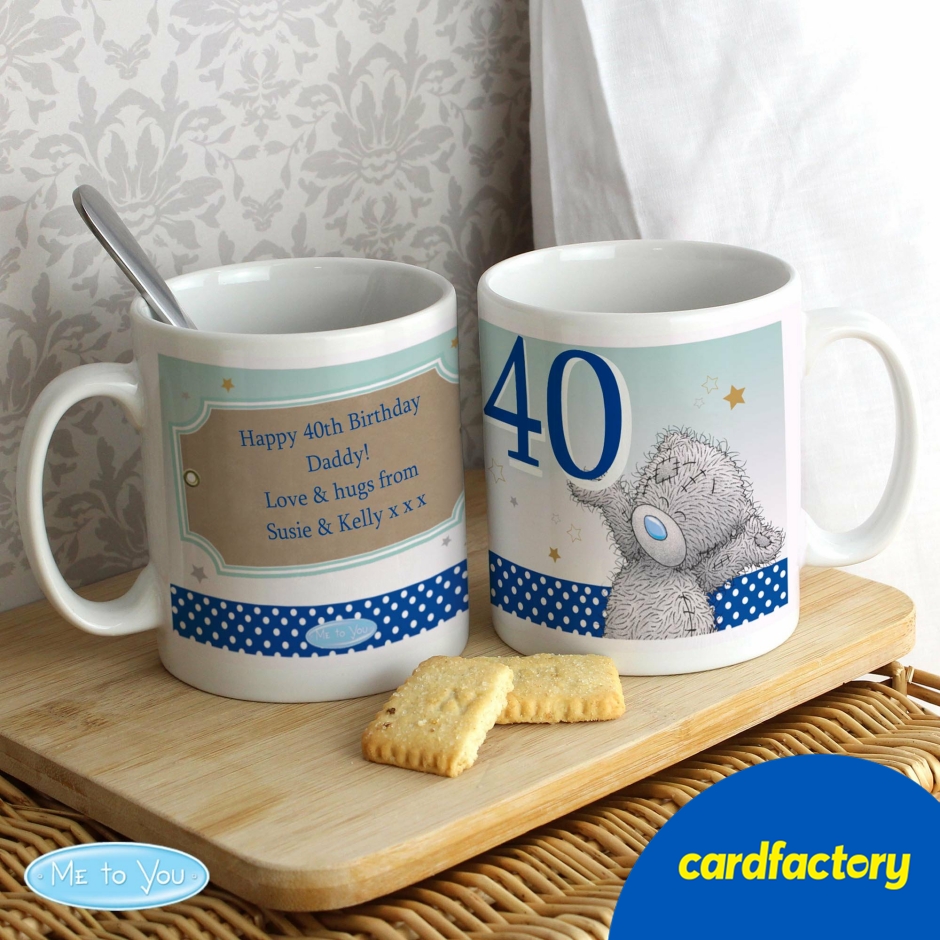 Image of Personalised Me To You Birthday Big Age Male Mug