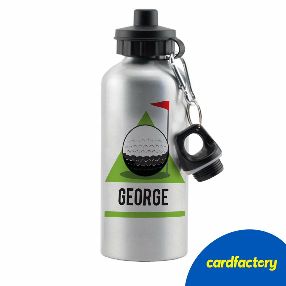 Image of Personalised Golf Green Drinks Bottle