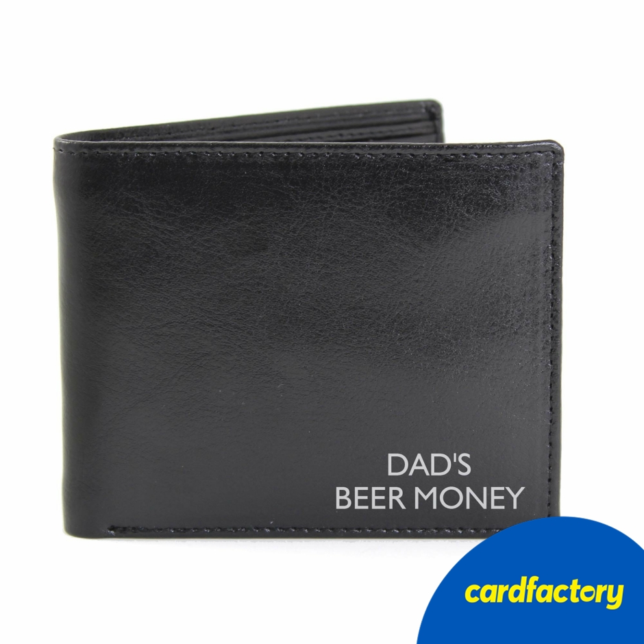 Image of Personalised Message Leather Wallet